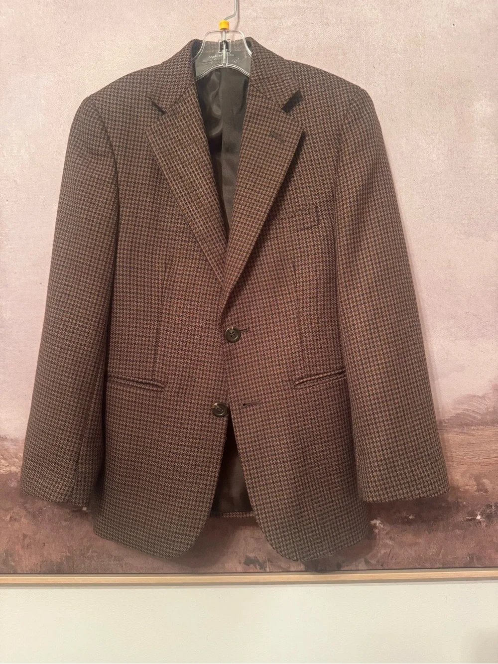 Chaps Boys  houndstooth check Brown  Blazer / Size 10R